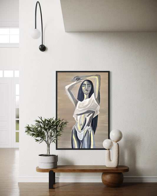 How to Choose Large Canvas Art for Your Living Room (That Actually Feels Like You)