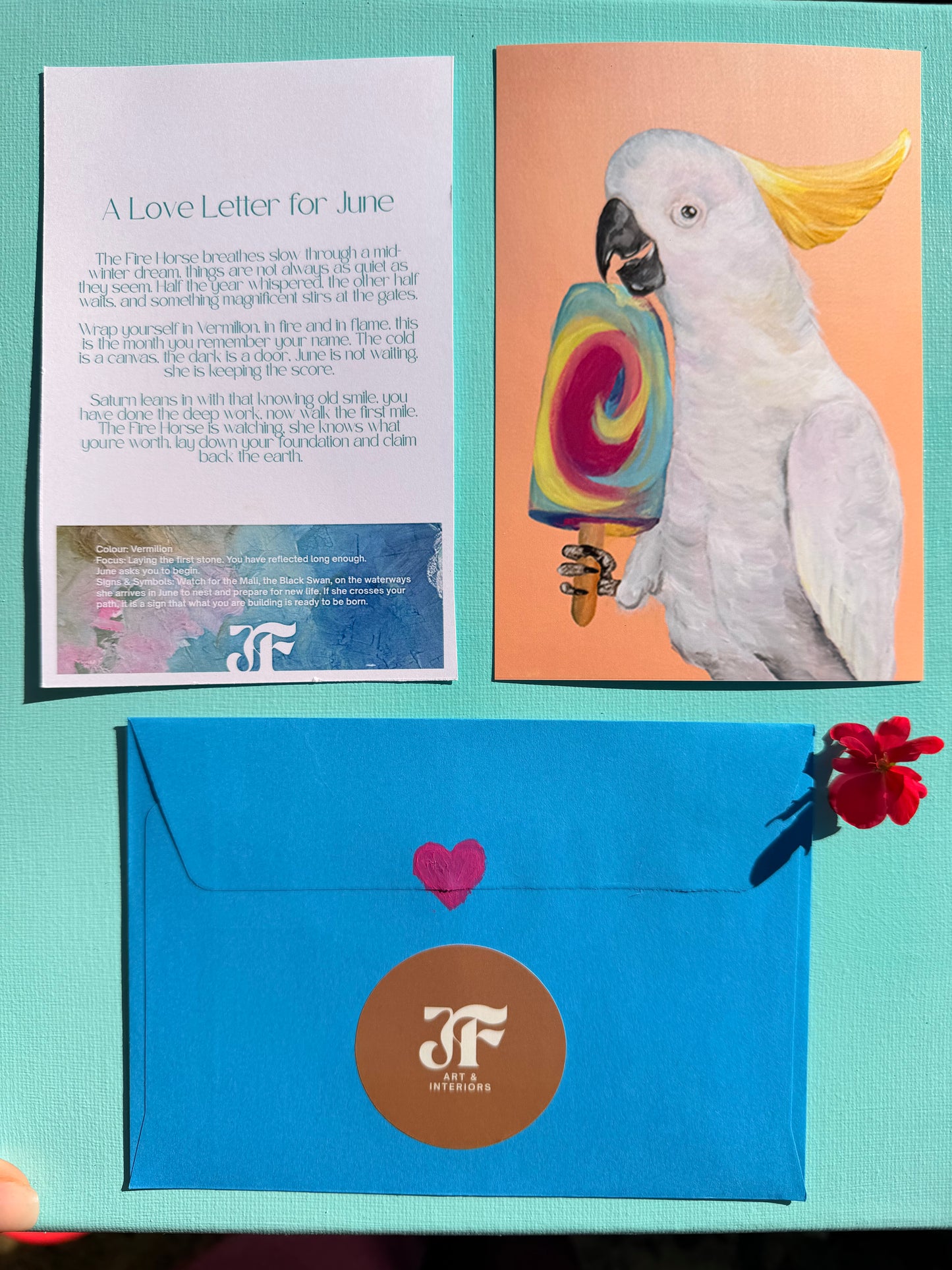 A Love Note for Your Letterbox – Join Our Art Club Jade Fairbairn Art