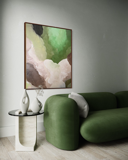 Malachite Abstract Art Print